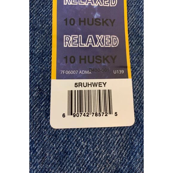Boys Rustler Relaxed 10 Husky Jeans New - Picture 3 of 8